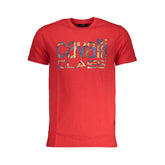 Cavalli Class Red Cotton T-Shirt -   -  Cavalli Class.